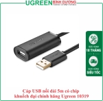 Cáp USB nối dài 5m có chíp khuếch đại chính hãng Ugreen 10319